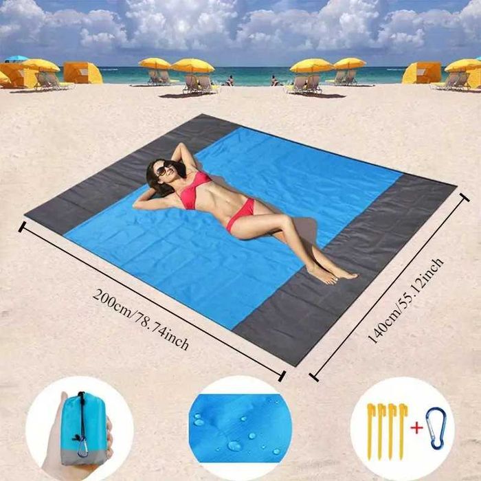 Toalha de praia GIGANTE Tapete picnic ar livre NOVO