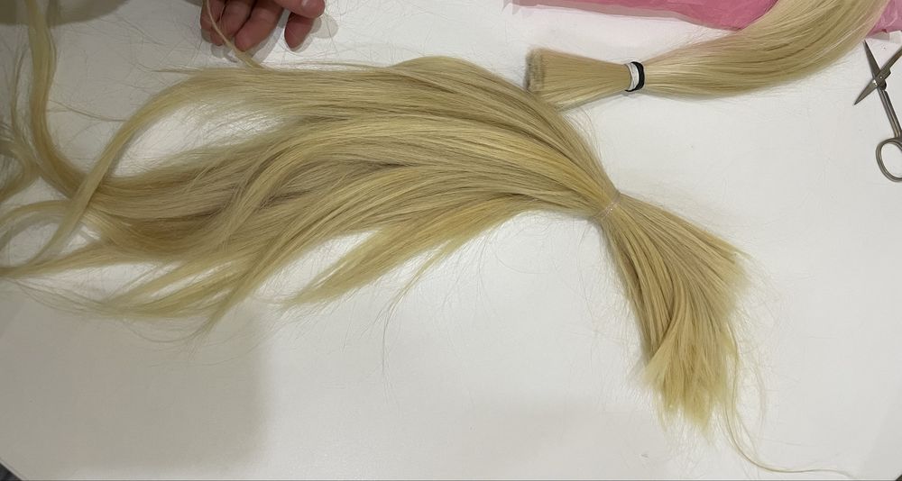 Натуральные волосы доя наращивания срез