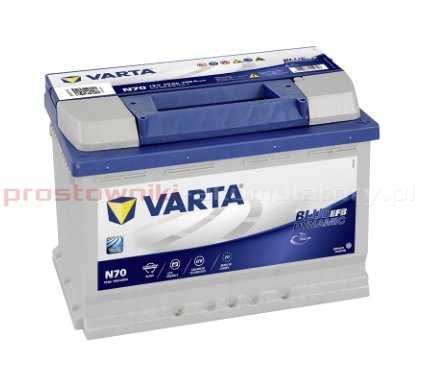 Akumulator VARTA EFB 70Ah 760A N70 Bohaterów Warszawy 24/26