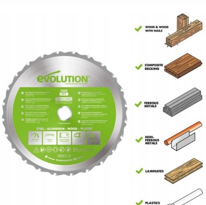 Tarcza FURY 210 mm TCT wielozadaniowa NOWA