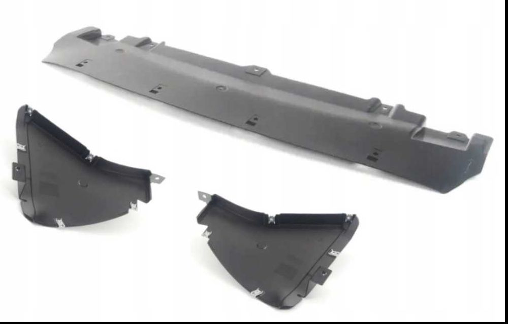 Osłona silnika + Trójkąty nadkoli przód zderzak BMW F10 F11 M Pakiet