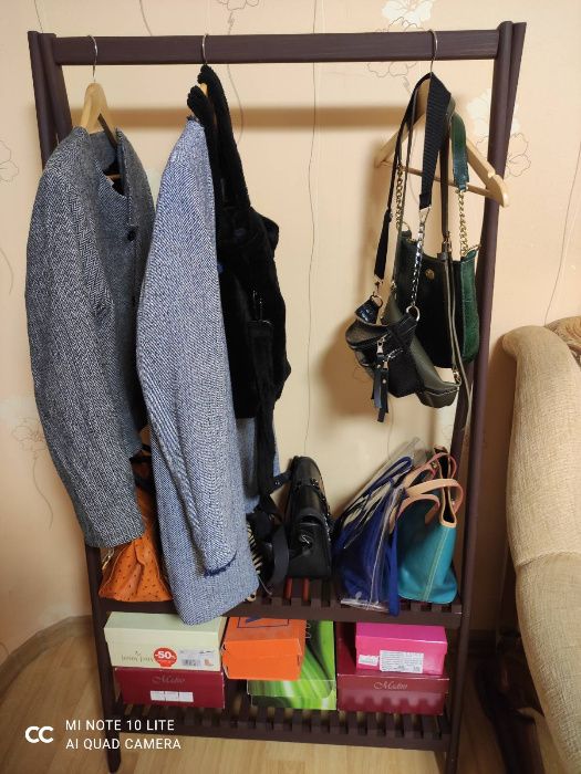 Ручная работа - рейл для одежды (стойка вешалка)