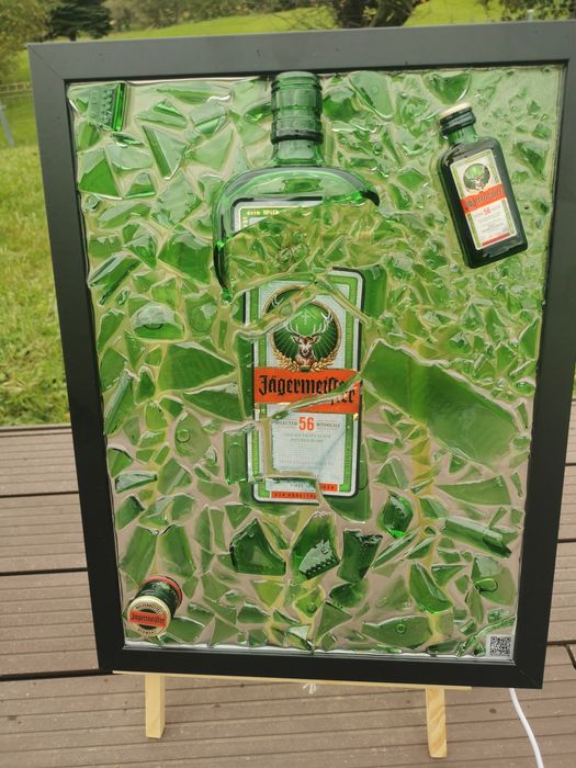-30% Obraz LED "klasyczny" Jagermeister NOWOCZESNY DESIGN!