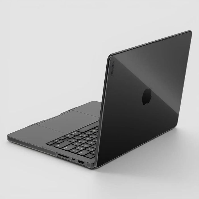 Чохол-накладка ArmorStandart Crystal для MacBook Air / Pro / Neo | Чехол на Макбук Эйр / Про / Нео ₴| Чорний чохол на ноутбук Apple MacBook