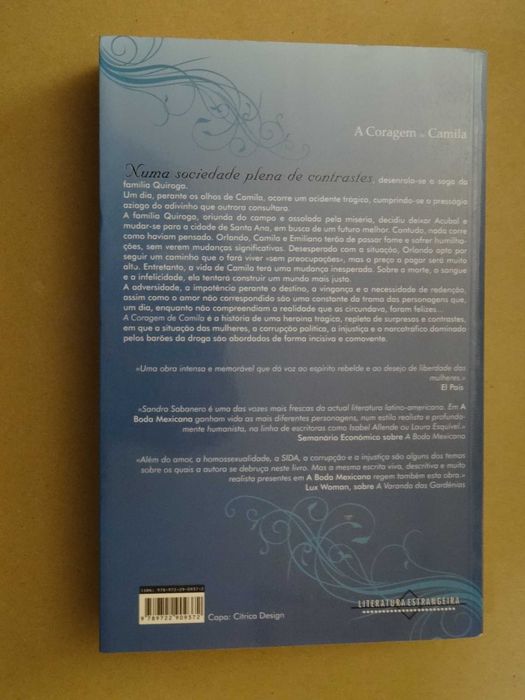 A Coragem de Camila de Sandra Sabanero