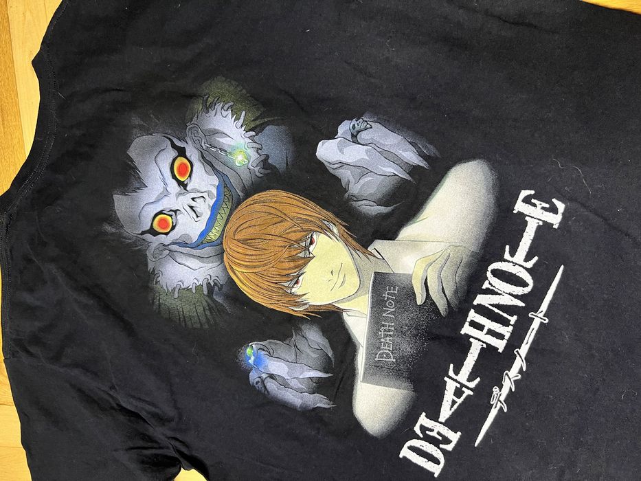 Футболка хлопок мерч Death Note оригинальный мерч по Аниме L