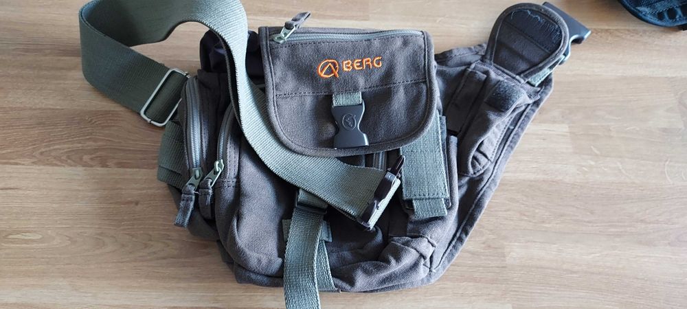 Bolsa de cintura verde desportiva caminhada ou outro