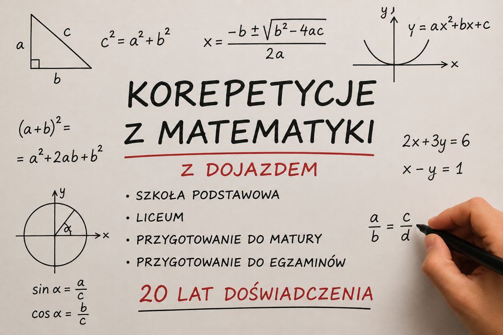 Korepetycje matematyka DOSWIADCZENIE 20 LAT