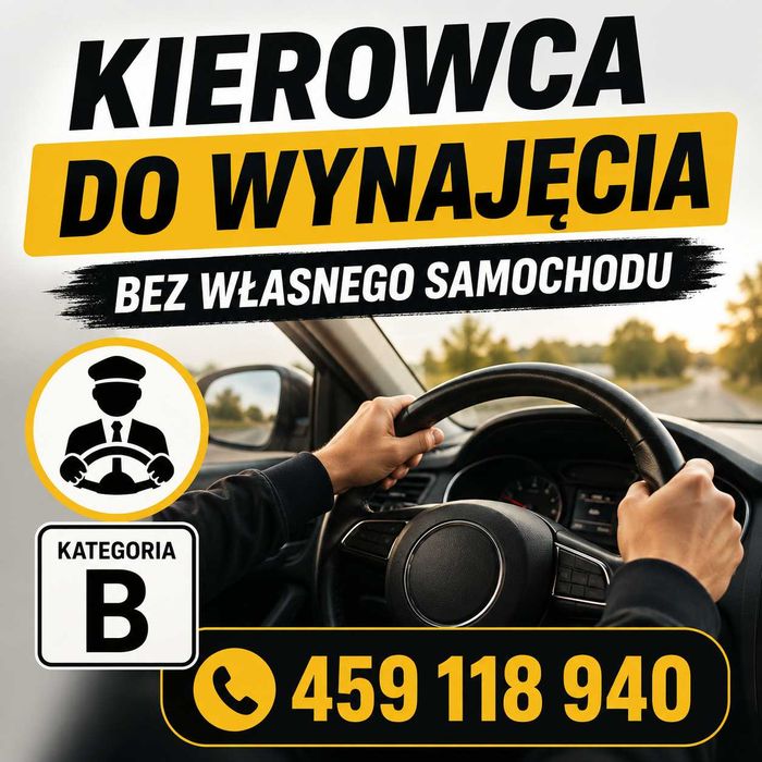 Kierowca do wynajęcia – bez własnego samochodu