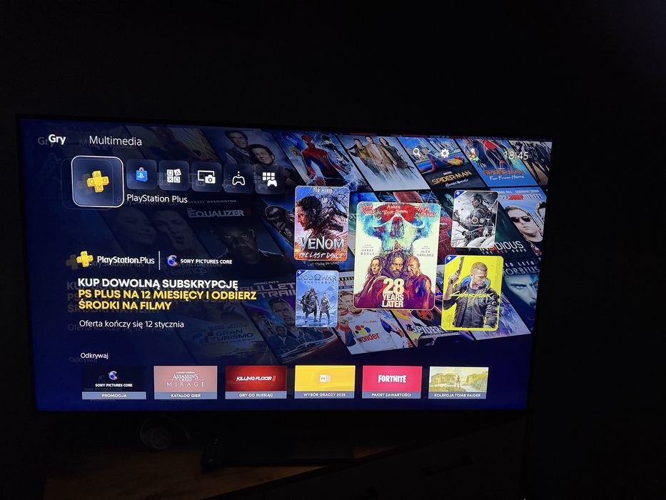 Konsola Playstation 5 Slim 1TB + 3 pady + 8 gier + Stacja ładująca