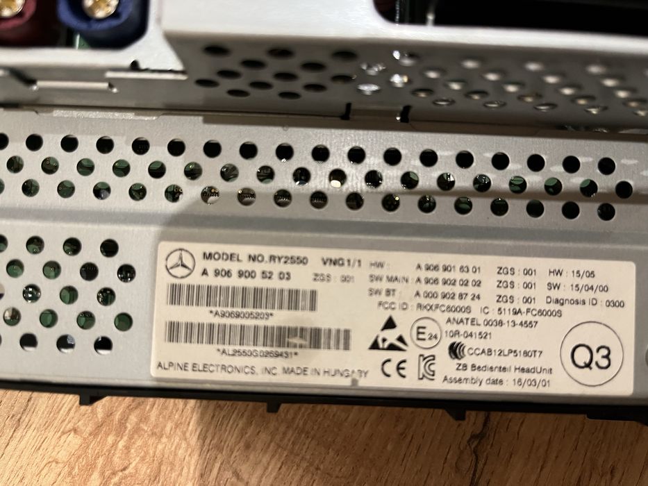 Штатна магнитола Mersedes Bens Sprinter