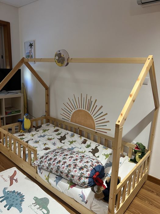 Cama + colchão solteiro