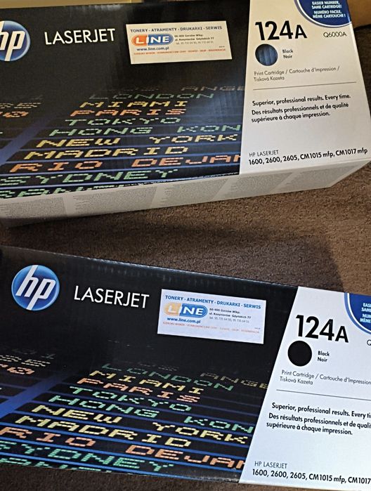 3 szt. Toner Laserjet 124A, 1600, 2600