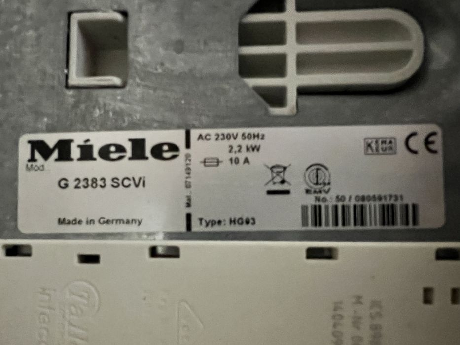 Встраиваемая посудомоечная машинка Miele G 2383 SCVi