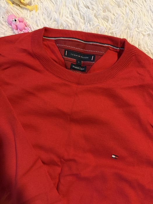 Czerwony sweter męski tommy Hilfiger 40