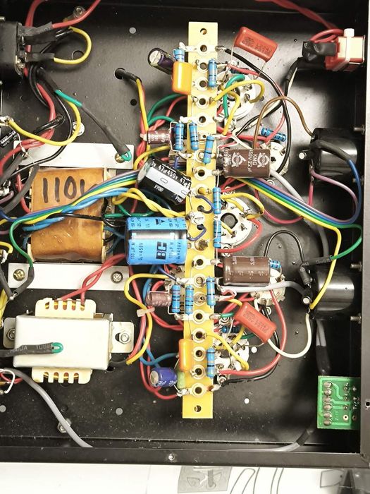 Ламповый підсилювач однотакт стерео
