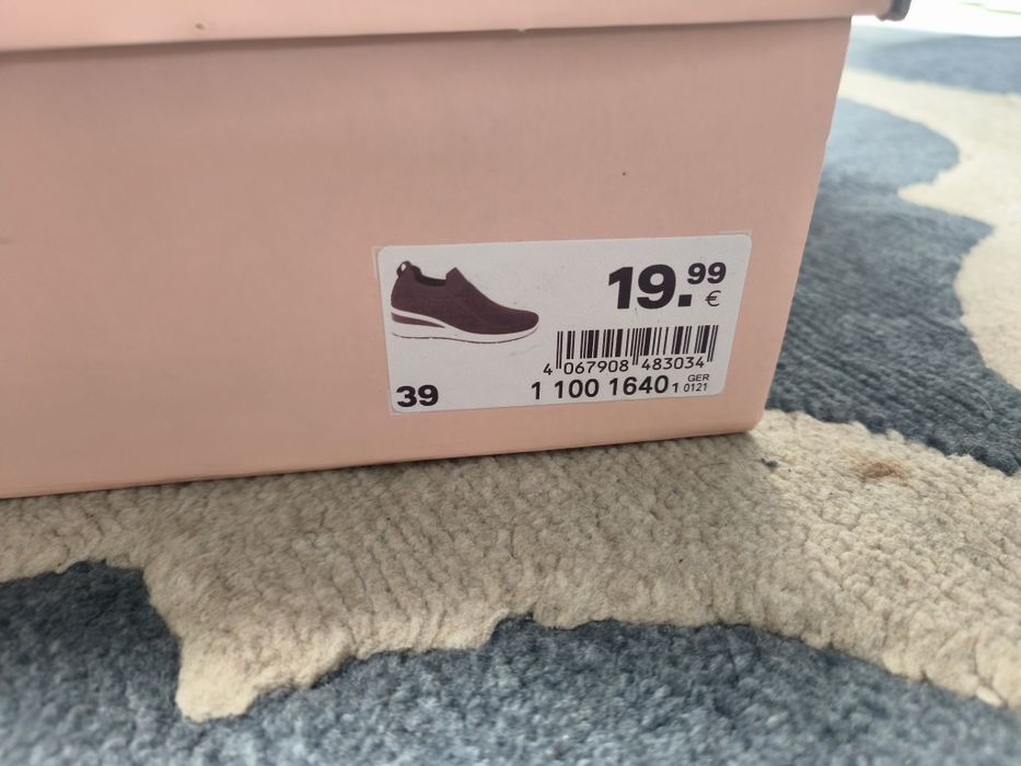 Buty/sneakersy na koturnie czarne damskie Graceland