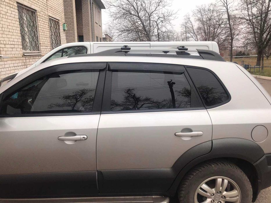 Аэродинамические перемычки R2 под штатные рeйлинги Hyundai Tucson