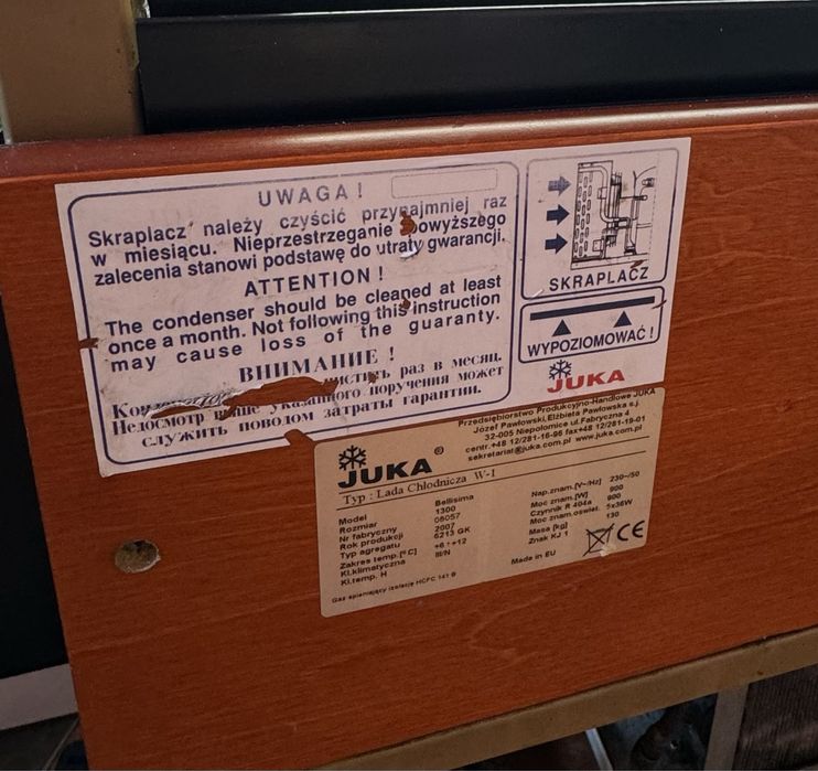 Witryna cukiernicza JUKA