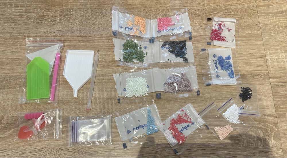Haft diamentowy zestaw akcesoria koraliki