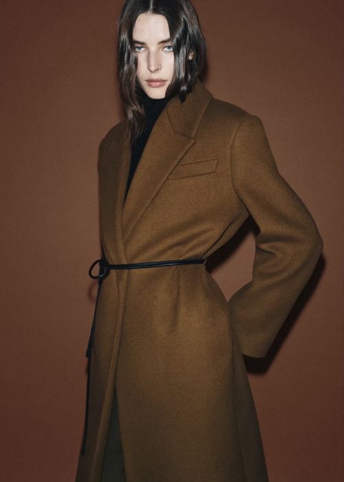 Вовняне пальто Zara
