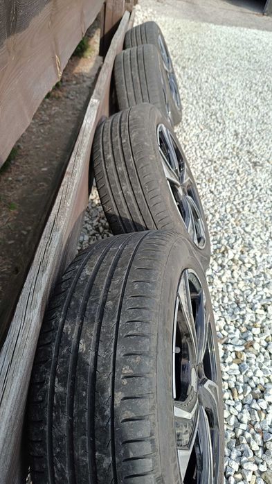 Alufelgi 17" 5x108 + opony letnie Pirelli 205/55 Citroen