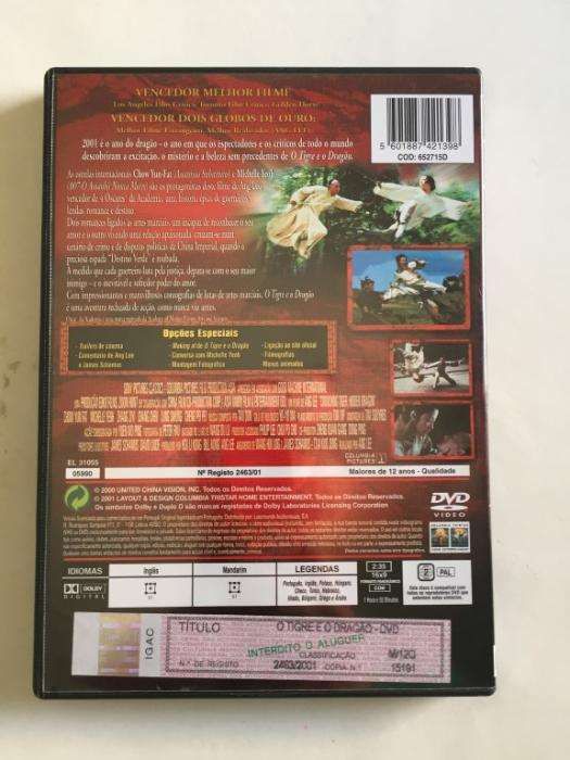O Tigre e o Dragão (DVD)