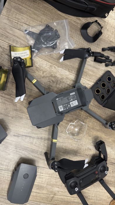 Dji mavic pro 2 baterias, mala de transporte e extras