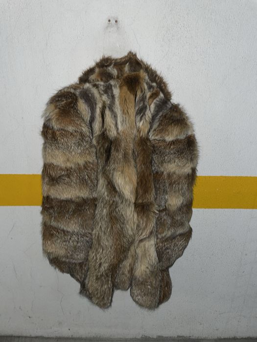 Casaco de pelo de raposa