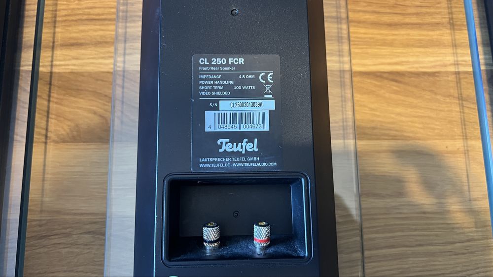 TEUFEL CL 250 FCR C Dolby Surround kolumny glosniki jak nowe! Motiv
