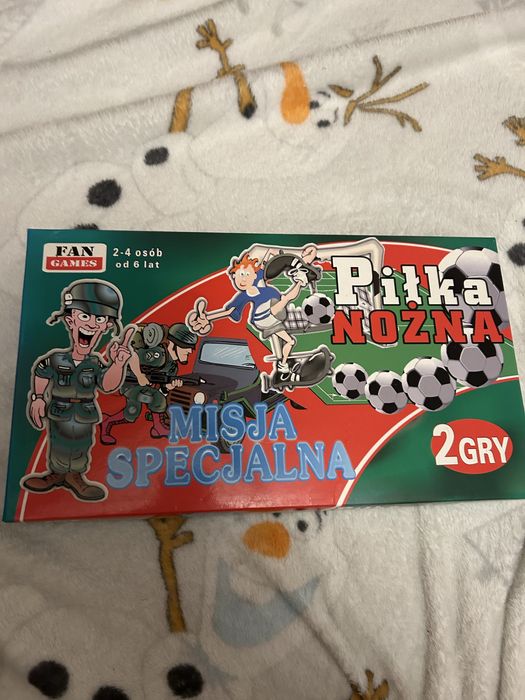 Gra planszowa piłka nożna i misja specjalna