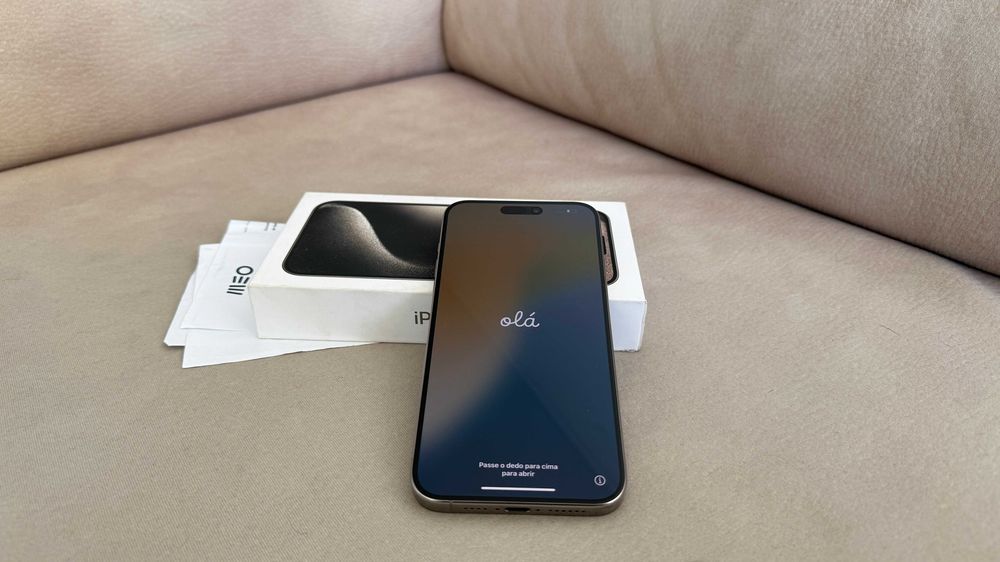 Vendo troco iPhone 15 Pro 128Gb Natural C/Fatura e Garantia Apple