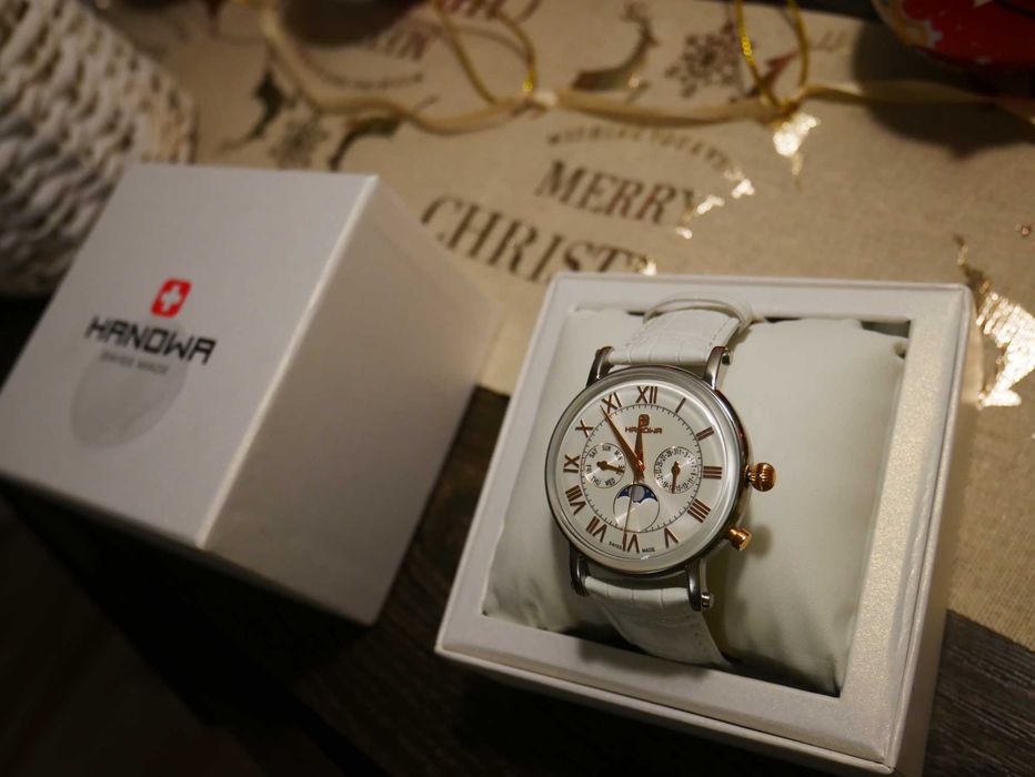 Zegarek Szwajcarski HANOWA Damski / Unisex - piękny! NOWY, Na prezent