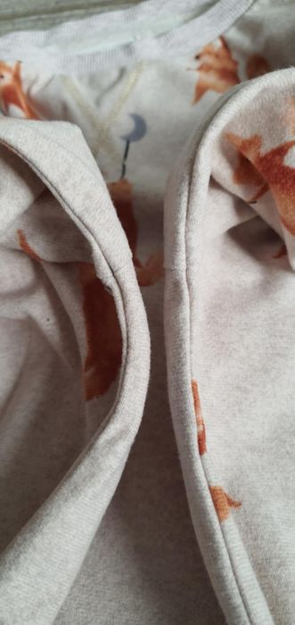 Piżama marki Next (bluza + spodnie).