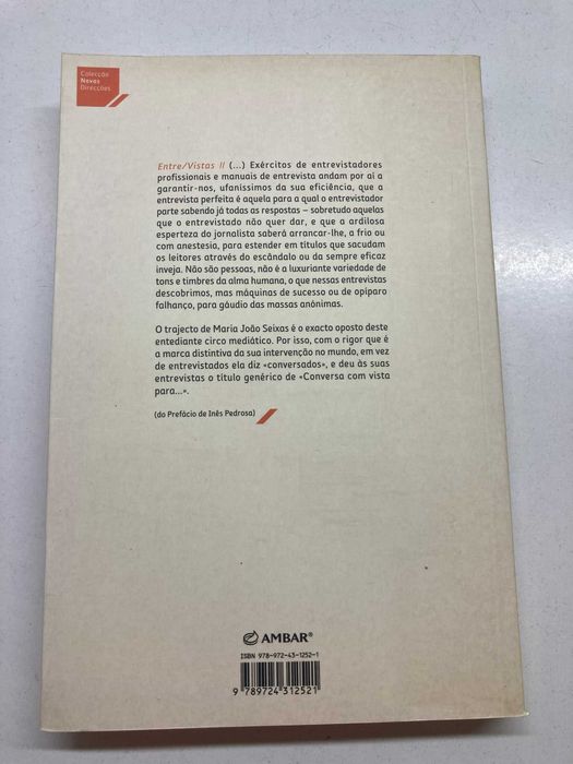 Livro - Entre/Vistas II (ctt editorial grátis)