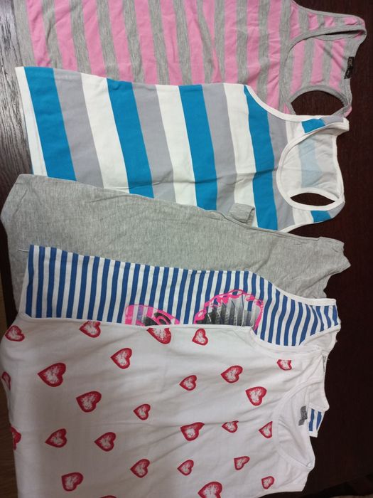 Bluzki na szelkach damskie 5szt r.S