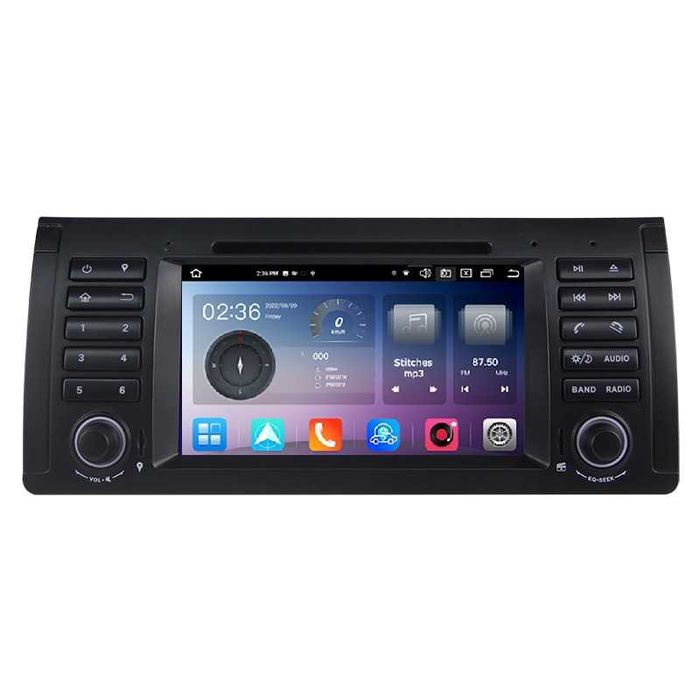 CarPlay Android Auto Radio RDS DAB+ Android WiFi 4G Bluetooth YouTube USB DSP GPS USB BMW X5 E53 BOSE