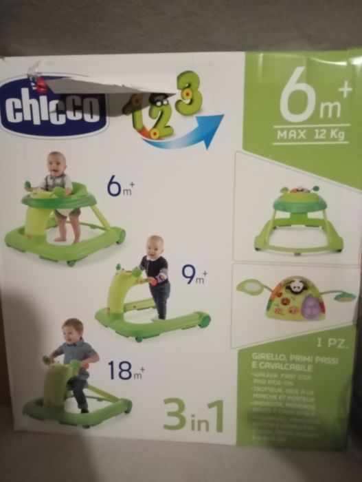 Andadeira Chicco 3 em 1