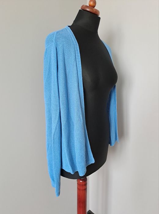 Niebieska narzutka kardigan H&M 36 S