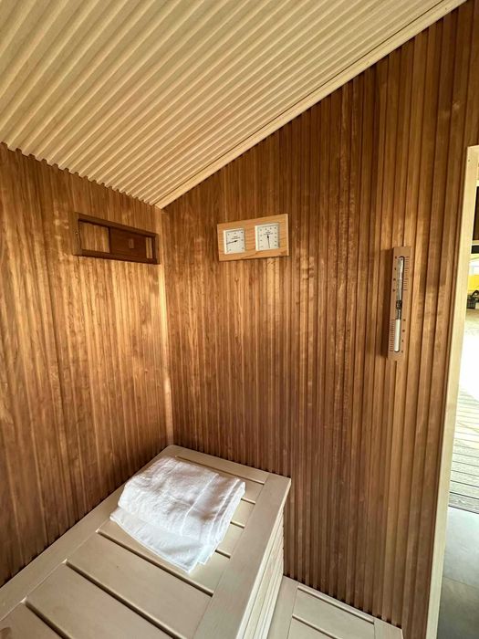 Ekskluzywna sauna fińska DUBAI III – idealna do ogrodu