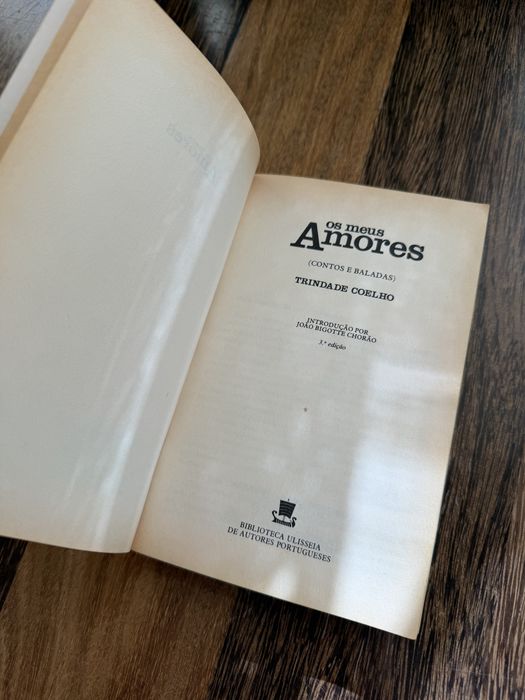 Livro “Os Meus Amores” de Trindade Coelho