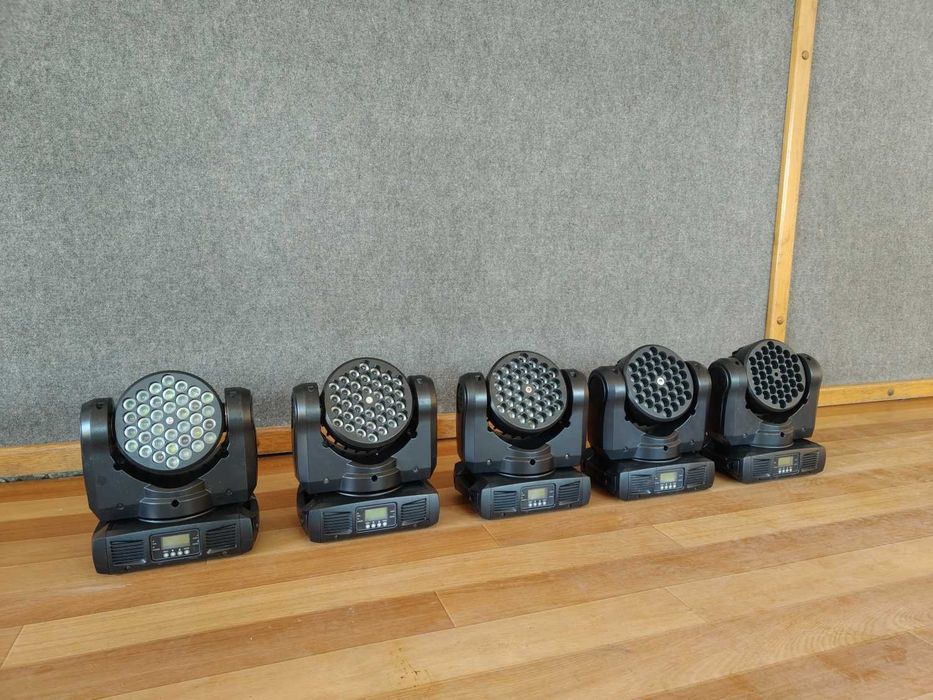 ADJ Inno Color Beam LED | Głowa ruchoma | 5 sztuk | 36 x 3W diody CREE LED RGBW |