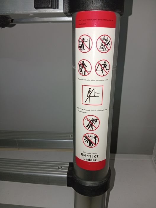 Escada extensível 4 metros nova
