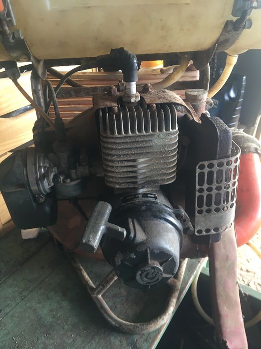 Maquina de solfatar a gasolina