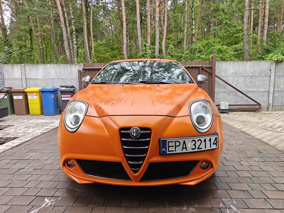 Alfa Romeo MiTo 1.4 LPG pomalowana cobra pomarańczowy
