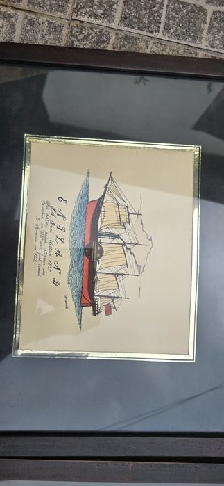 Conjunto de quadros marítimos