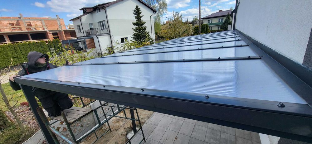 Zadaszenie tarasu Pergola z montażem Dowolny wymiar, szybko i solidnie
