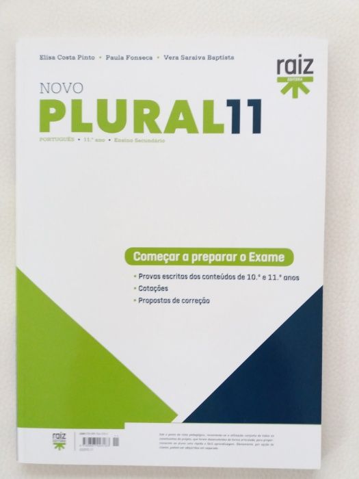 Novo Plural 11 Português - Caderno de Atividades