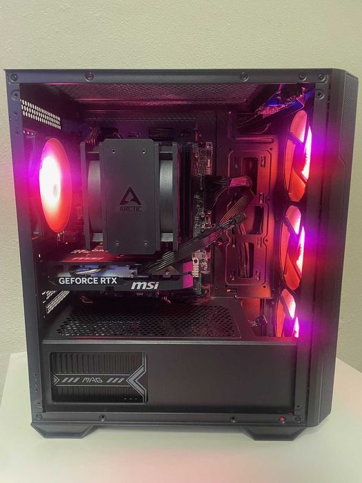 PC Gamer / RYZEN 5 8400F / DDR5 32GB / RTX 5060 / 1 TB SSD NVME GEN4 C/ Novo com Garantia !