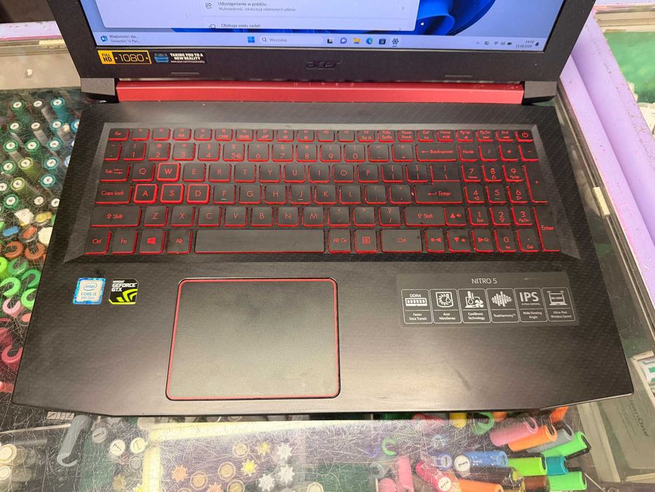 Laptop Acer Nitro 5 /i5-8300H/16GB/128SSD/1TB/GTX 1050/Gwarancja/SklepGSM